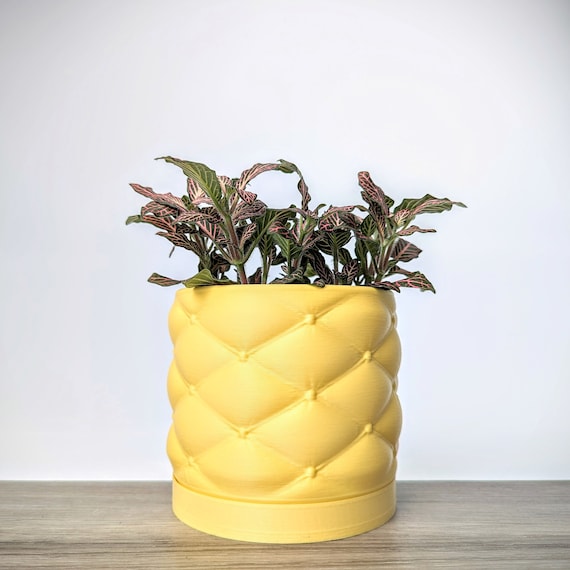 Light Pastel Yellow Pot, Pillow Planter With Drainage, Colorful Apartment  Home Decor, Made From an Eco-friendly Plant Based Plastic - Etsy