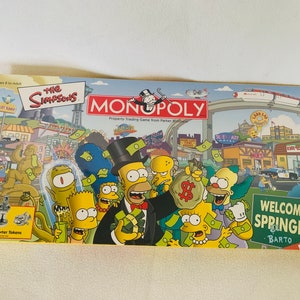 The Simpson’s Monopoly, collectors edition. Unopened! Vintage like new. 6 collectable pewter tokens.