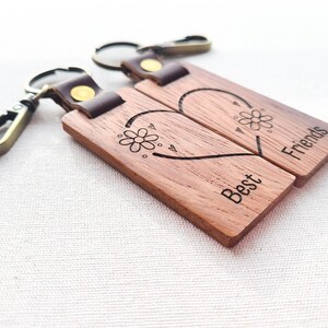 Best Friend Keychain Set | Friendship Gift | Best Friend Gift ...