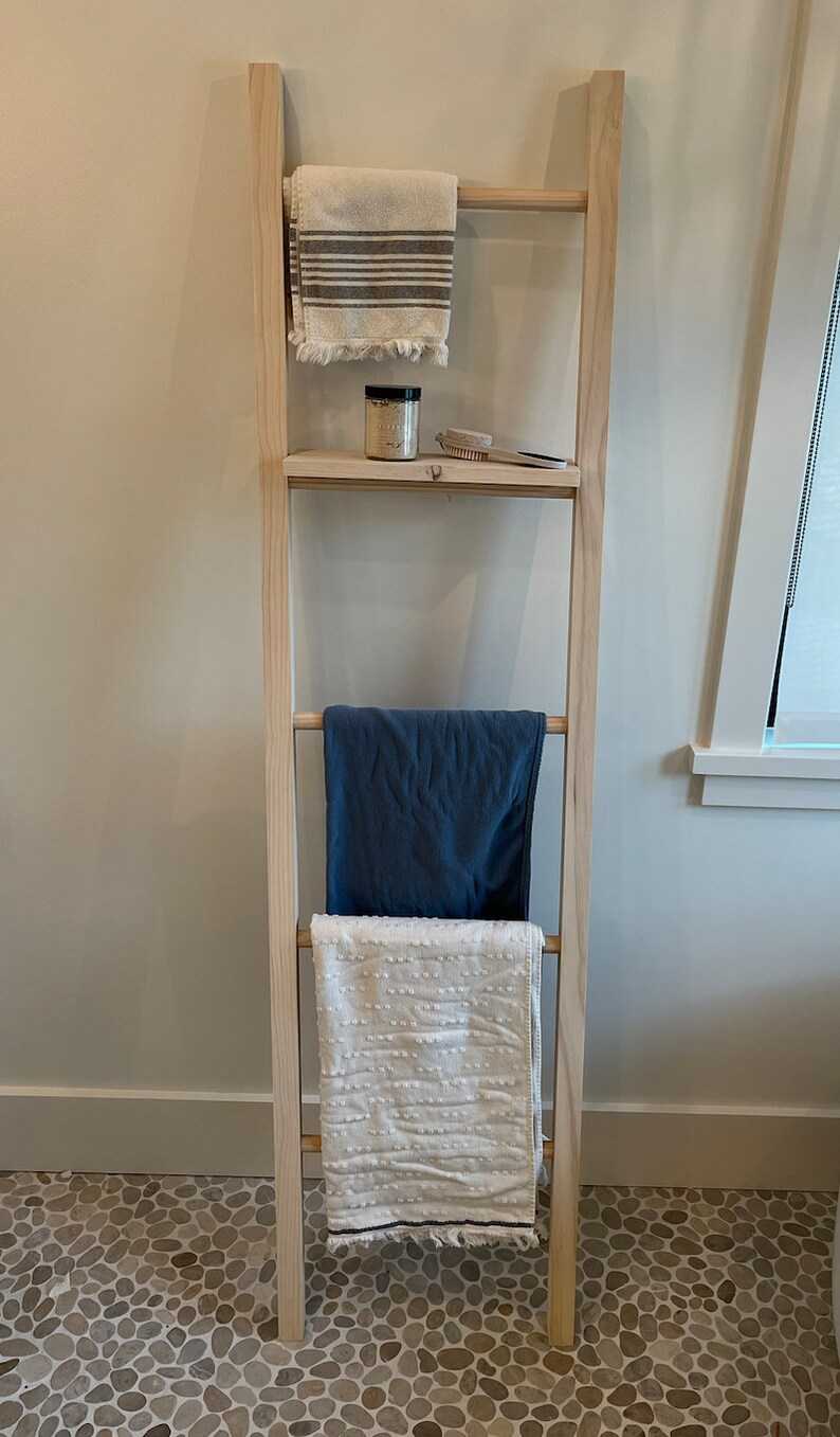 How to Make a Towel Ladder Etsy