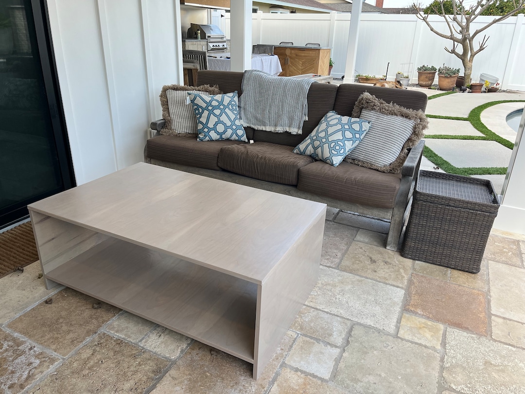 How to Make a Modern Coffee Table Under 200 Dollars Etsy