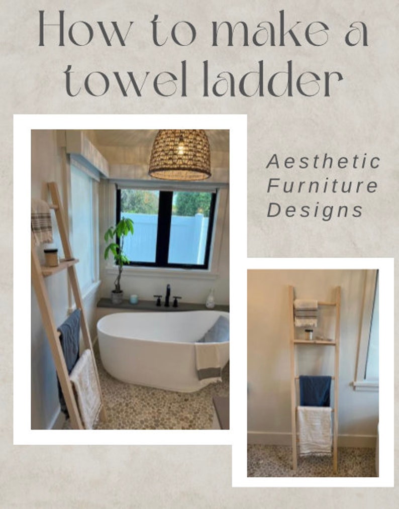 How to Make a Towel Ladder Etsy