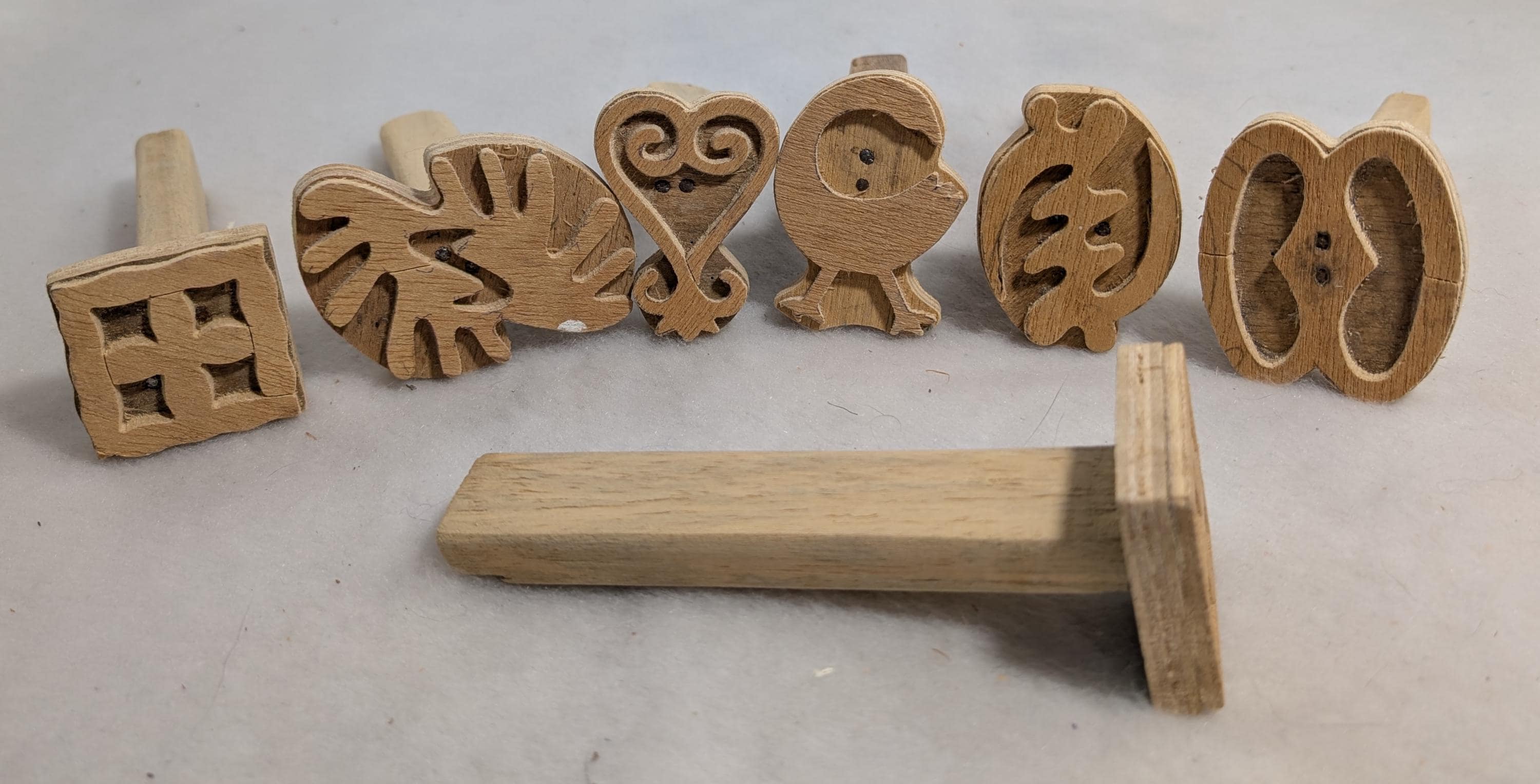 Adinkra Batik Stamps Handmade in Ghana