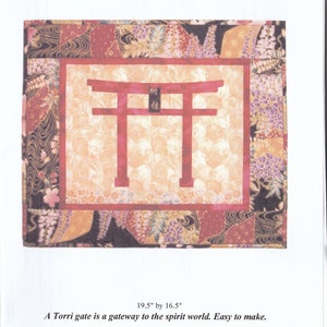 Japanese Themed Applique Quilt Patterns