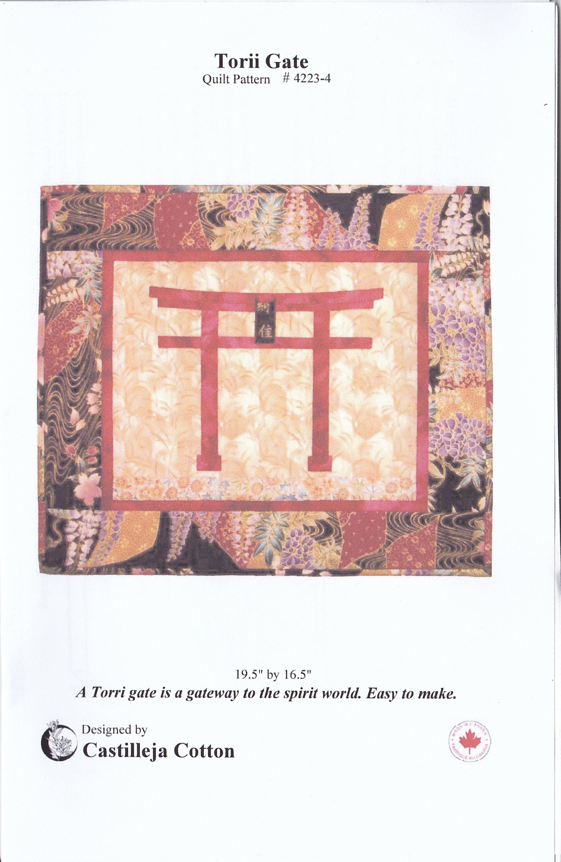 Japanese Themed Applique Quilt Patterns - Etsy