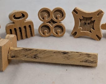 Adinkra Batik Stamps Handmade in Ghana