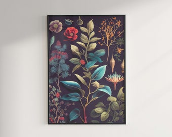 Botanical Illustrations for Wall Art, Wall Hanging, Wall Décor!