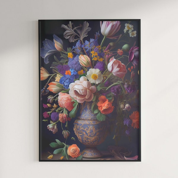 Soft Flower Still-Life for Wall Art, Wall Hanging, Wall Décor!