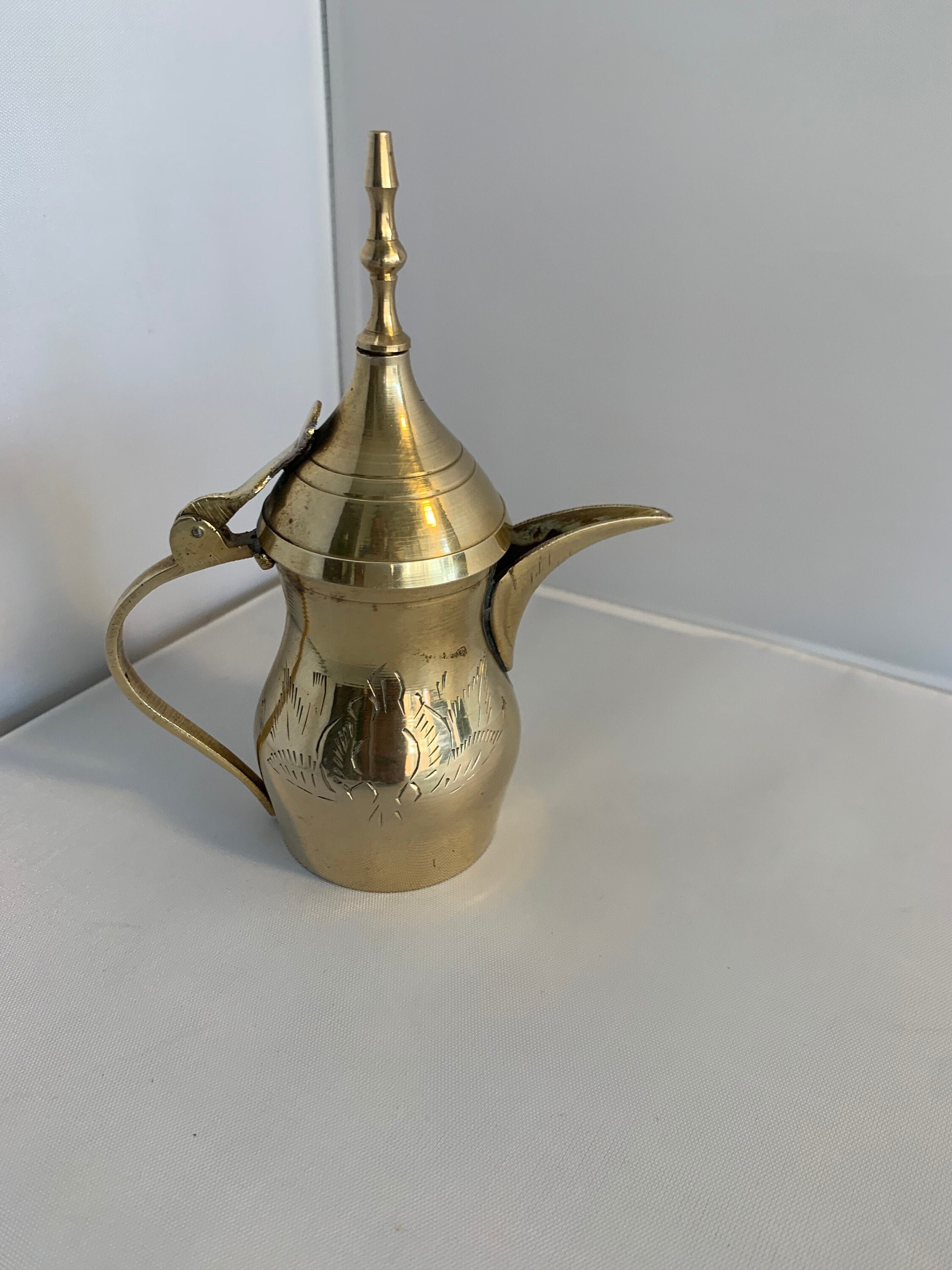 Dallah, Arabic Coffee Pot, 925 Silver, Antique, Ornament, Gift -  Israel