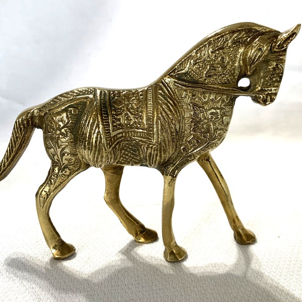 metal, horse, handmade metal horse, Hand crafted horse, Hand polished horse, hand itched horse, horse statue, horse figurine