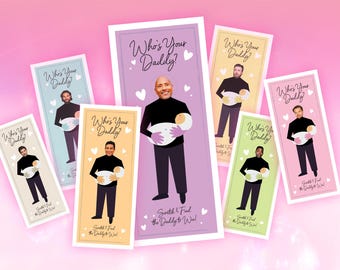 Baby Shower &quot;Who&#39;s Your Daddy&quot; Scratchers - Scratch Off Lottery Tickets Game Set, Who has the Daddy, Find Dad, Baby Sprinkle, Diaper Shower