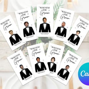 DOWNLOAD Who has the Groom, Scratch off game, Bridal Shower Games, Printed, Bridal Shower Scratch Off, Bachelorette Games, Groom Scratch off