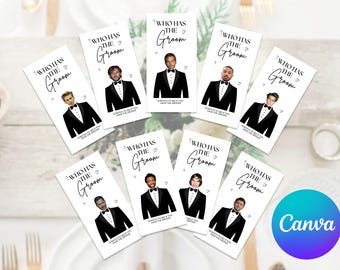 DOWNLOAD Who has the Groom, Scratch off game, Bridal Shower Games, Printed, Bridal Shower Scratch Off, Bachelorette Games, Groom Scratch off