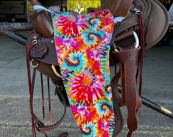 Saddle Slink-E - Handmade Western Saddle Cover: Cotton Comfort Ride Accessory