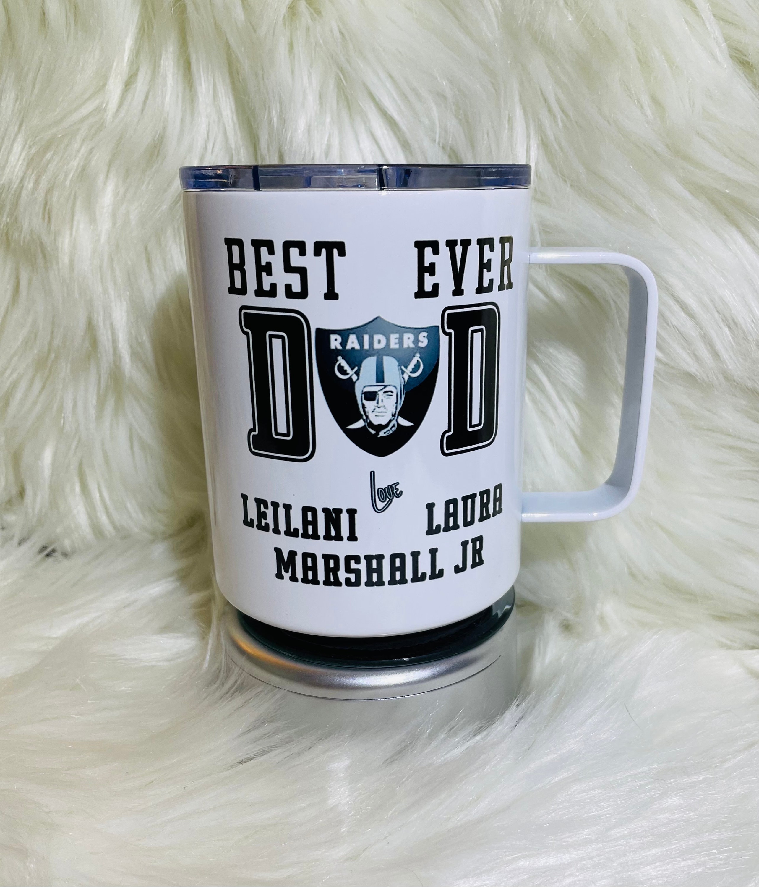 Las Vegas Raiders Happy Father's Day To All The Dads Of Raider Nation  Unisex T-Shirt - Mugteeco