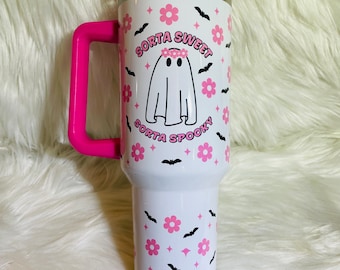 Gobelet Sorta Sweet Sorta Spooky en acier inoxydable de 40 oz