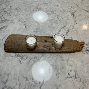 Driftwood Candle Holder