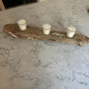 Driftwood Candle Holder