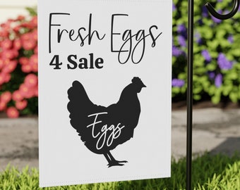 FRESH EGGS 4 SALE Banner, eggs for sale sign, local farmers market sign, hobby farm sale, hen eggs for sale