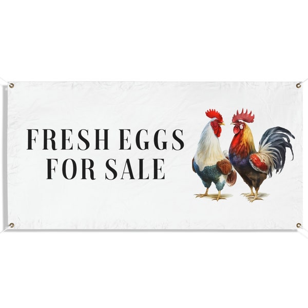 EGGS for SALE Banner