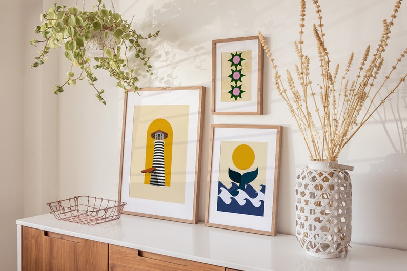 Dominican Republic Minimalist Printable Wall Art Set of 3 Etsy