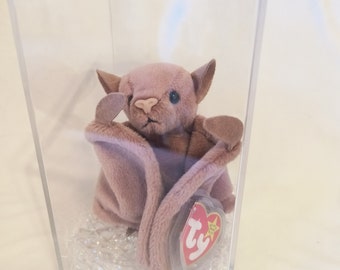 TY RARE Original 1996 Batty Beanie Baby w/ Errors