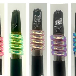 Glow in the Dark Anti-Roll Metallic Style Vpe Pen Case Stoner Gifts Glass Cart Cover