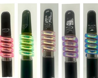 Glow in the Dark Anti-Roll Metallic Style Vpe Pen Case Stoner Gifts Glass Cart Cover