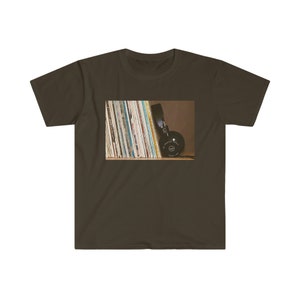 Record Player - Unisex Softstyle T-Shirt