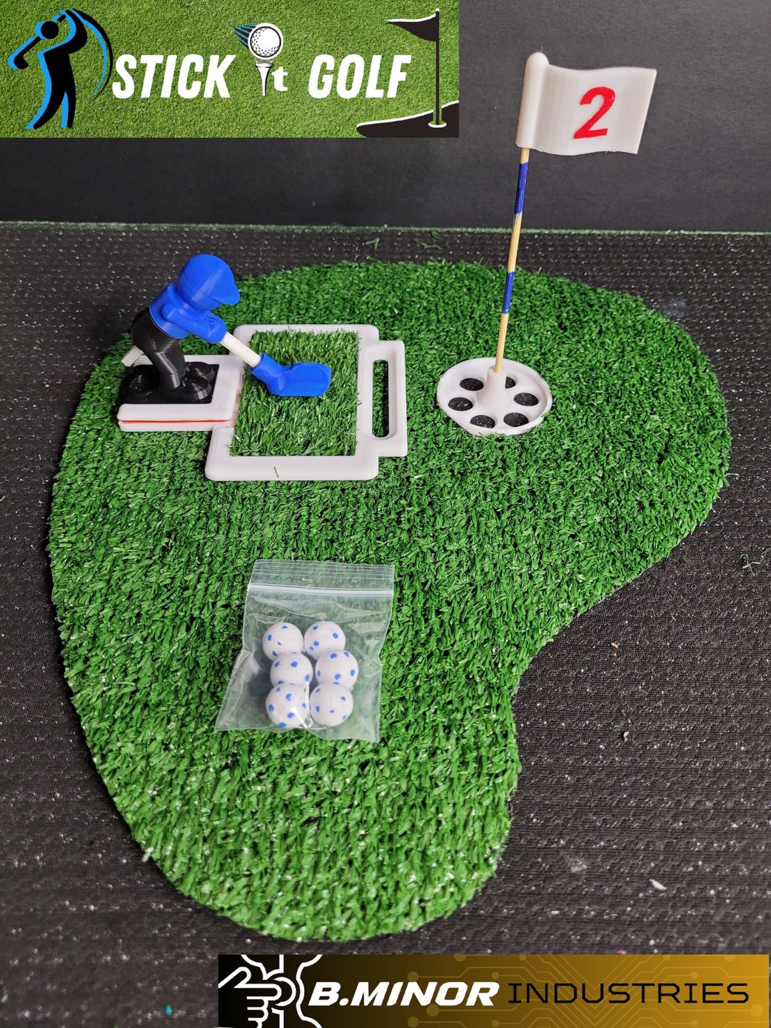 Table Top Golf stick It Golf Etsy