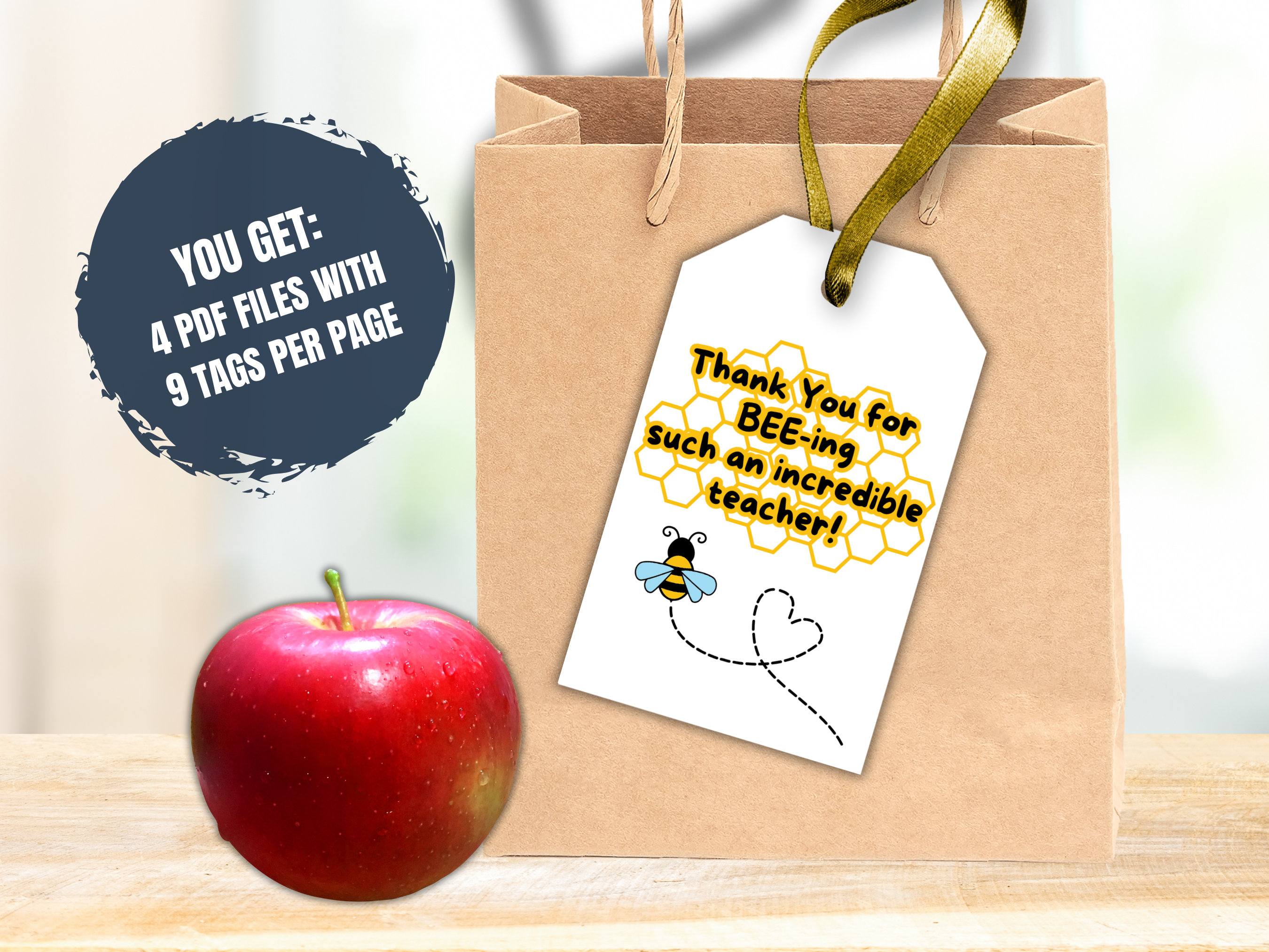 Funny Teacher Appreciation Gift Tags, End of School Year (PDF) - Etsy