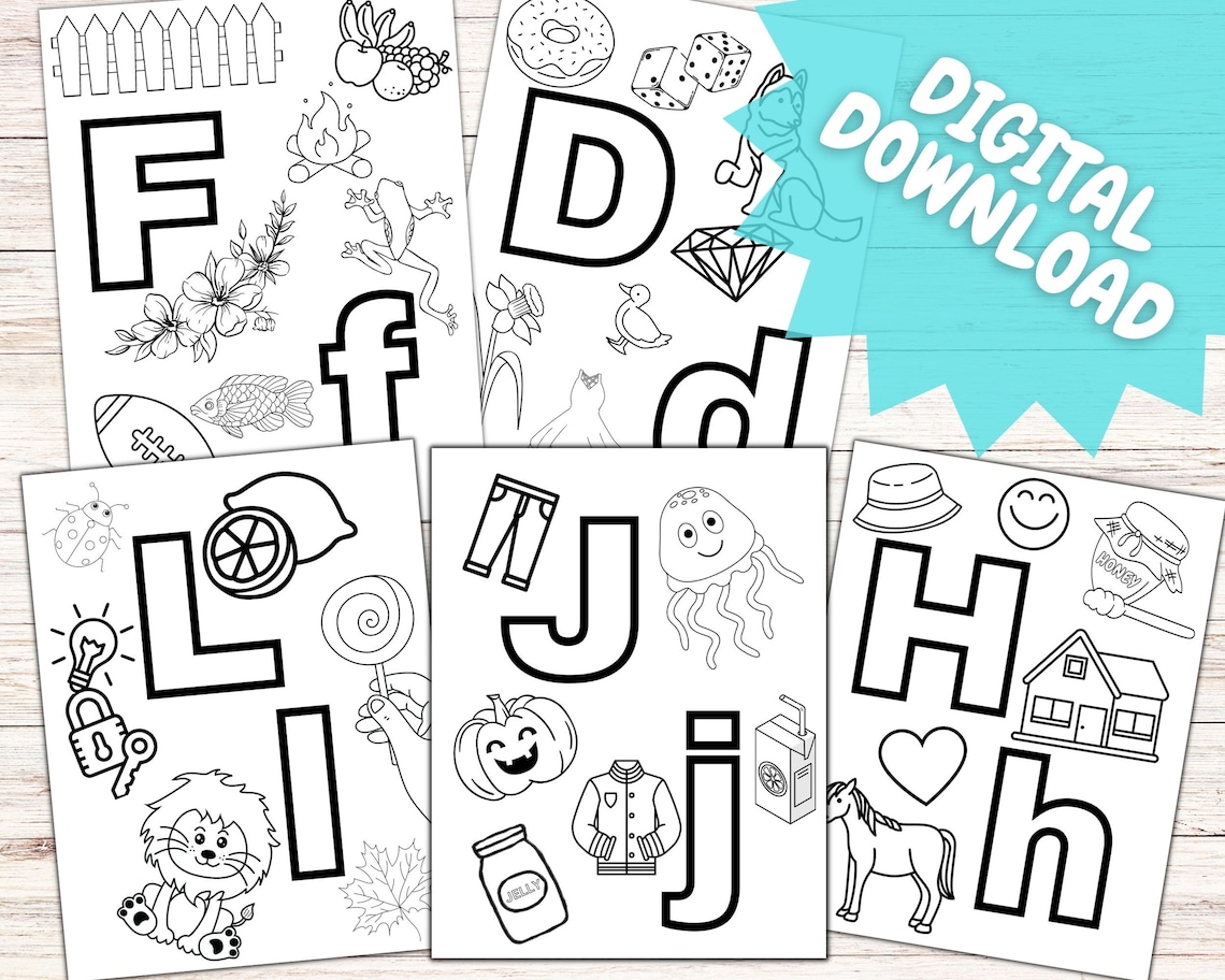 Alphabet Coloring Pages Printable ABC Coloring Worksheets 26 Alphabet Alphabet coloring pages printable abc coloring worksheets 26 alphabet