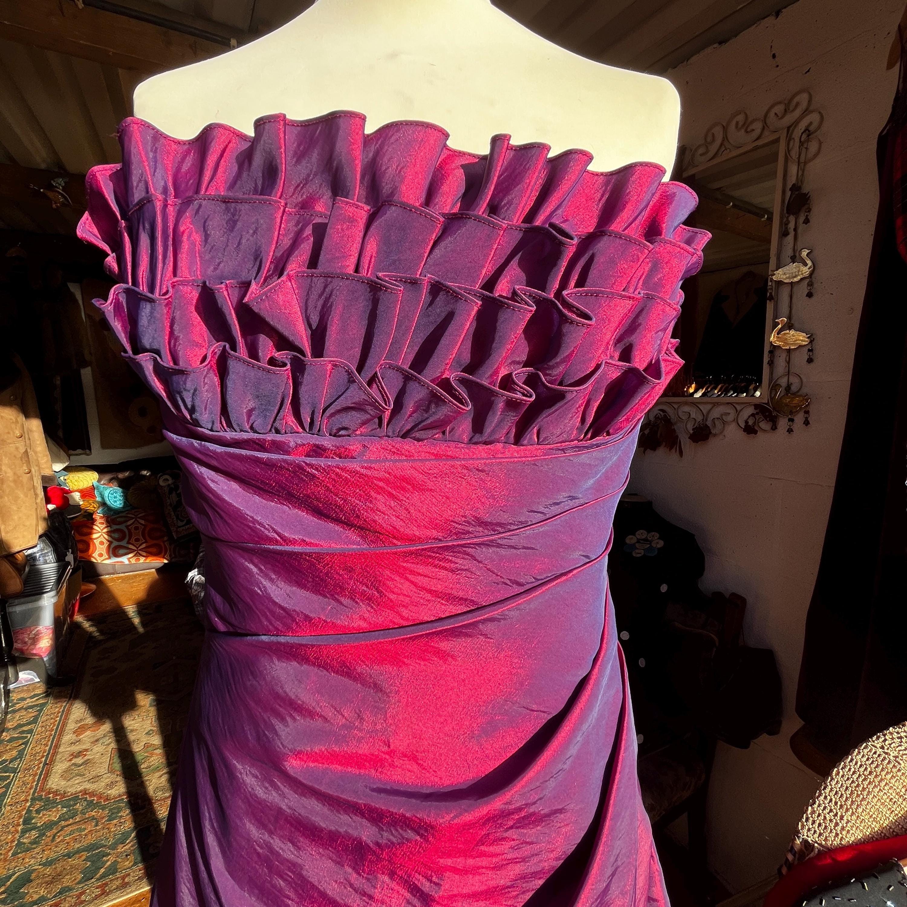 90s whimsigoth prom dress Vintage Wedding Dresses Strapless A Line Classic Bridal Gown fg6957 –  formalgowns main image 1