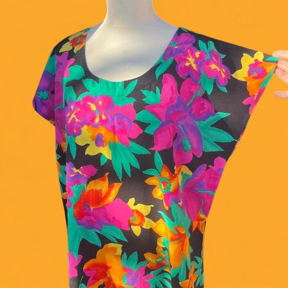 Vintage Cockey Rebel colourful floral dress