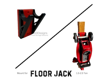 Universal Floor Jack Wall Mount – Garage Storage Bracket for 1.5 to 2.5 Ton Jacks
