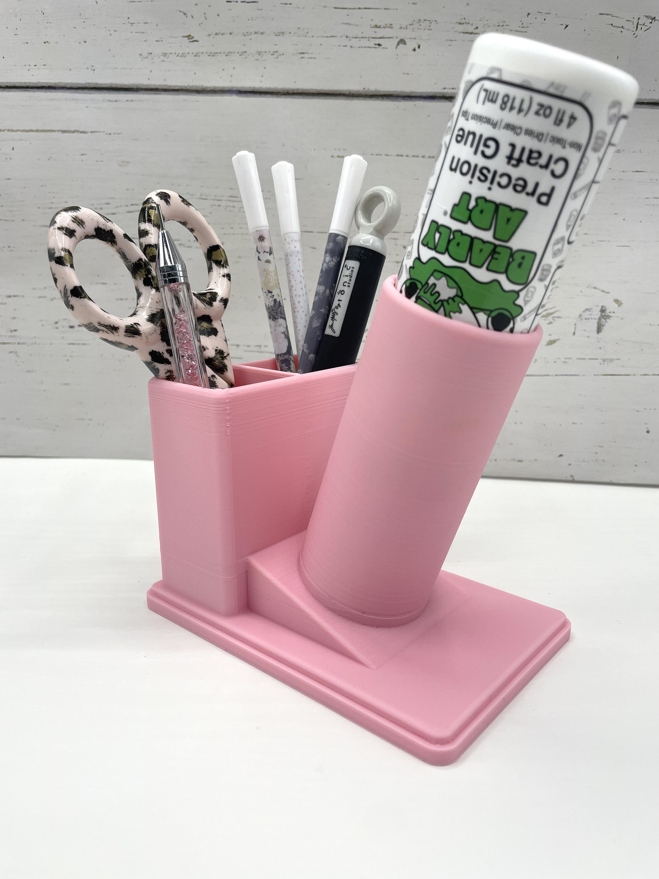 Glue Holder Caddy Glue Stand Caddy Craft Organization Etsy