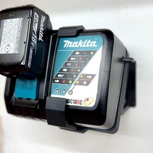 MOUNT for Makita DC18RC- Rapid Charger Wall Mount- Charger NOT Included