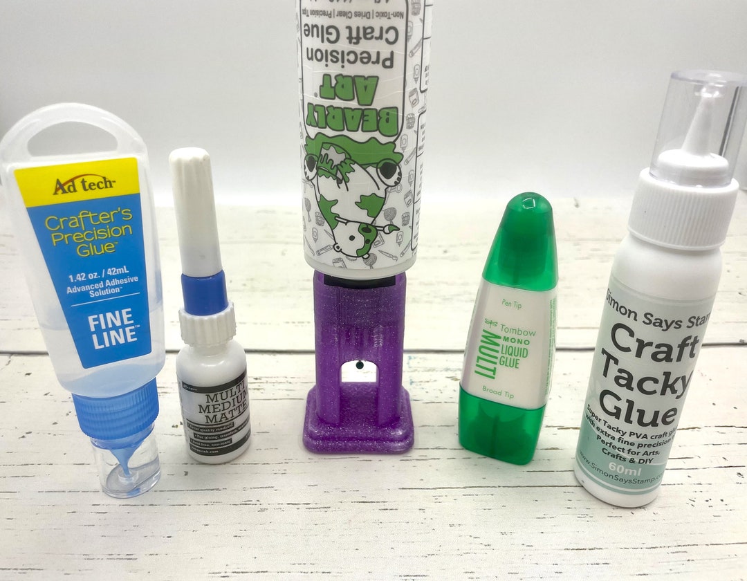 Glue Stand Craft Organization Bearly Art Glue Holder Etsy