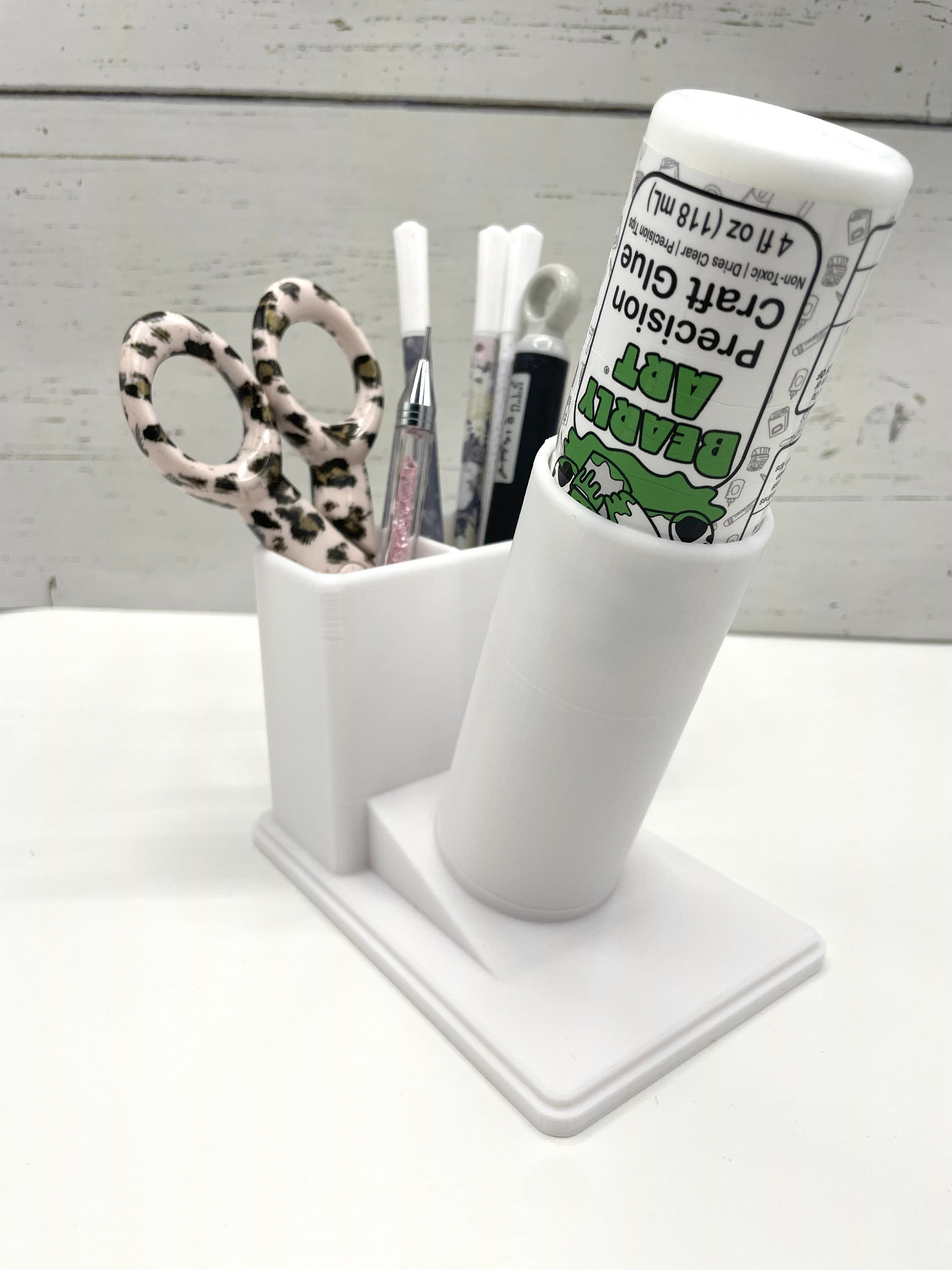 Glue Holder Caddy Glue Stand Caddy Craft Organization Etsy