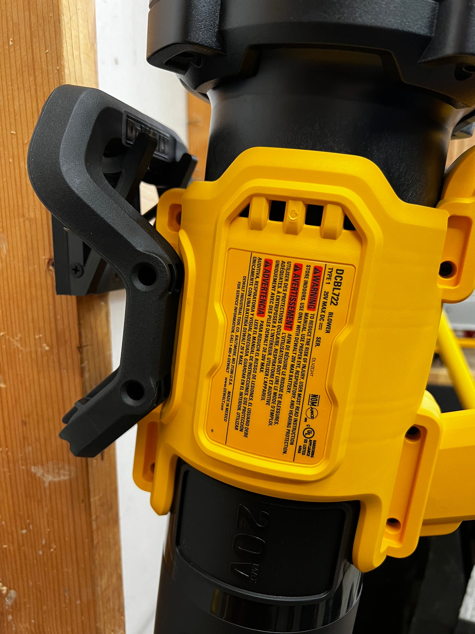 Dewalt 20v Leaf Blower Mount Dewalt String Trimmer Tool Wall Mount