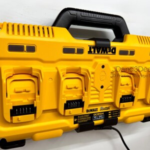 MOUNT for DCB104 Fast Dewalt Battery Charger w/ REMOVEABLE top and bottom clamps- Dewalt Wall Mount