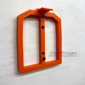 MOUNT for Ridgid Model #R86098 Max Output Battery Charger w/ Top Clamp- Wall Holder for Chargers image 2