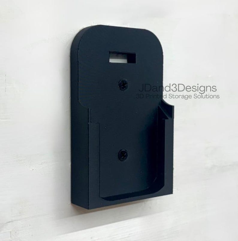 MOUNT for 18v Ridgid Battery- Wall Mount for any 18v Ridgid Battery image 2