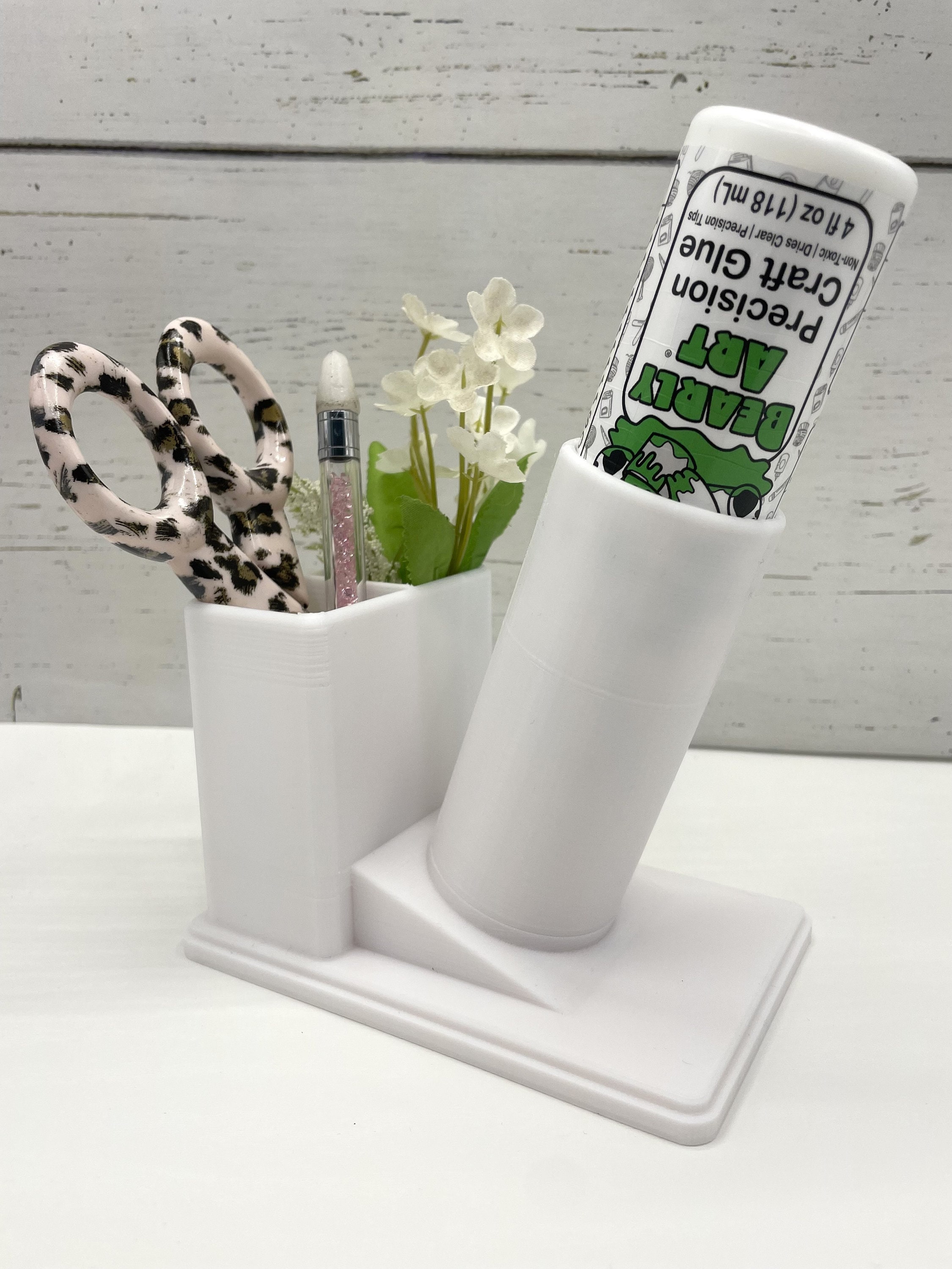 Glue Holder Caddy Glue Stand Caddy Craft Organization Detachable Glue