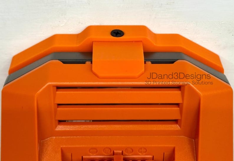 MOUNT for Ridgid Model #R86098 Max Output Battery Charger w/ Top Clamp- Wall Holder for Chargers image 3