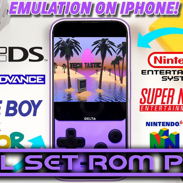 Delta Emulator Game Pack for iPhone & Android over 12,000 Games!