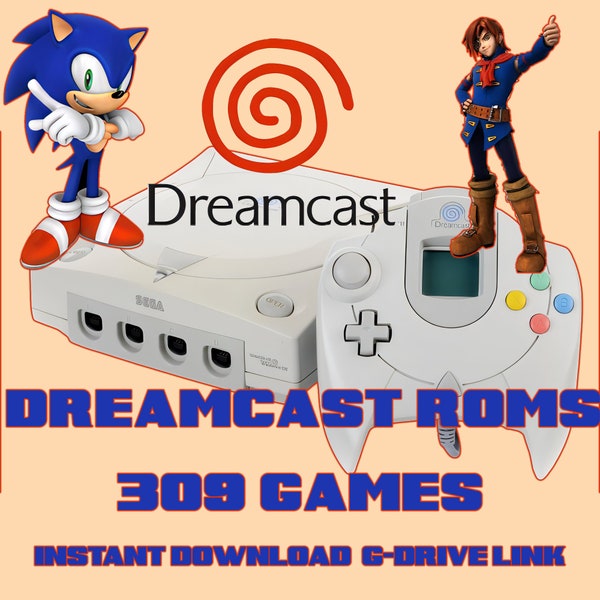 Sega Dreamcast Full Rom Set Collection (G-drive Link)