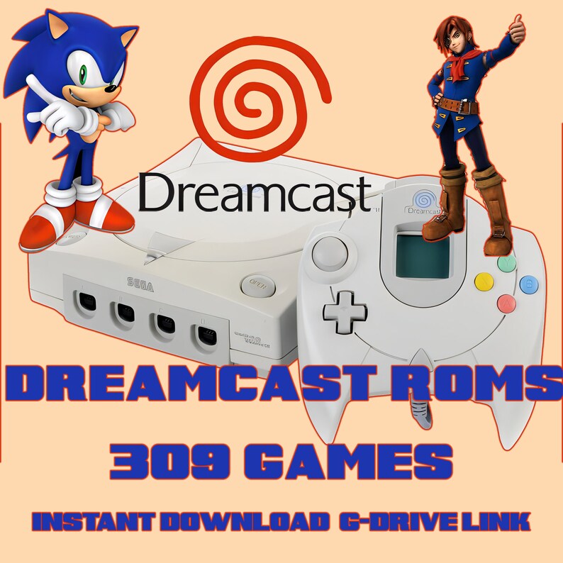 Sega Dreamcast Full Rom Set Collection gdrive Link Etsy