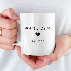 Personalized Mama Bear Ceramic Mug 11oz