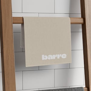 Tan Barre Rally Towel, 11x18